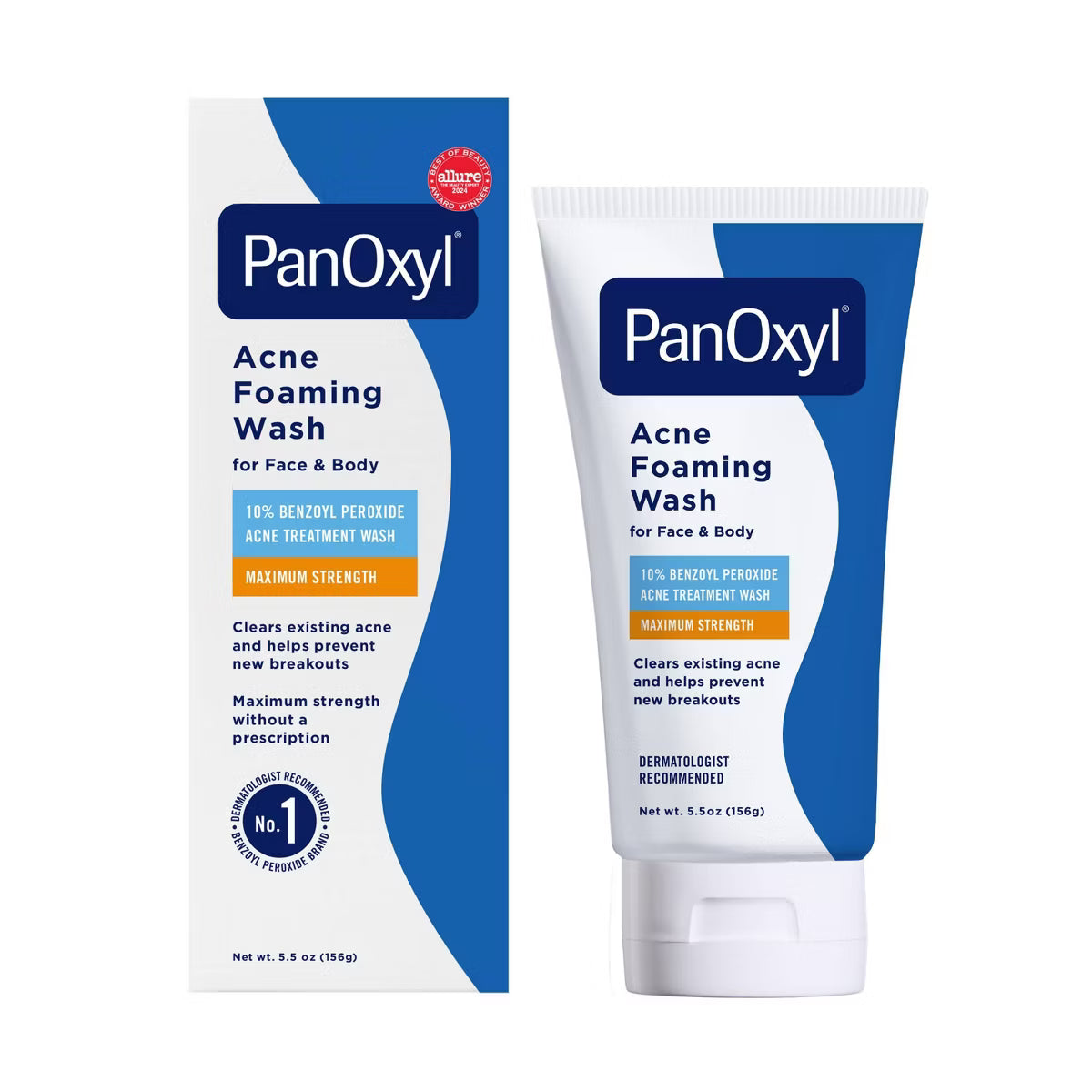 10% Benzoyl Peroxide Acne Foaming Wash- 5.5oz