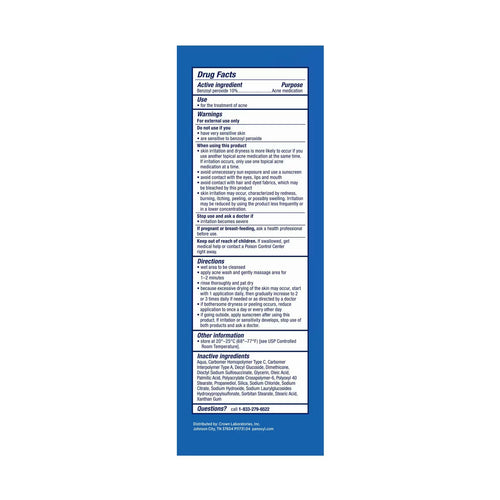 10% Benzoyl Peroxide Acne Foaming Wash- 5.5oz