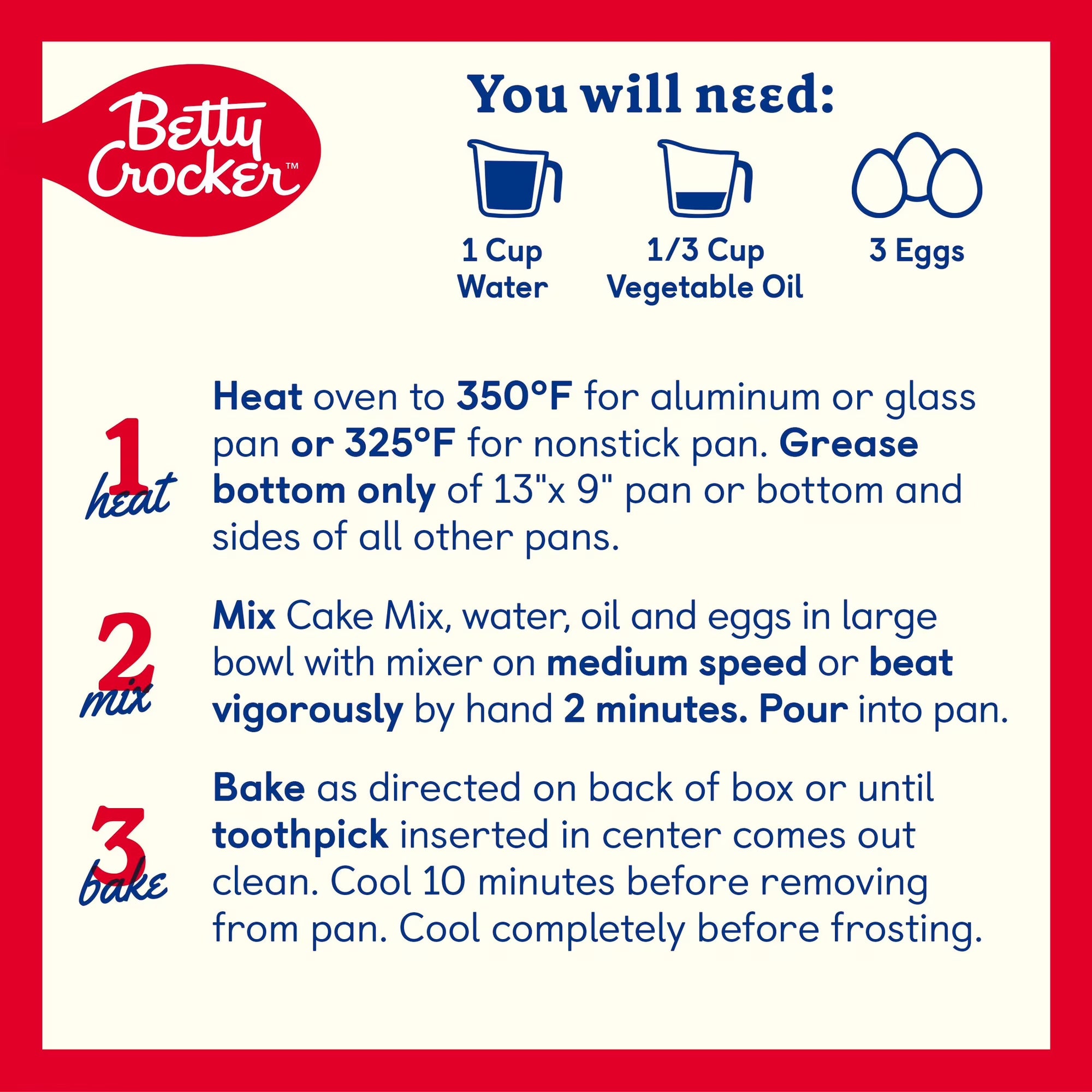 Betty Crocker Delights Super Moist Strawberry Cake