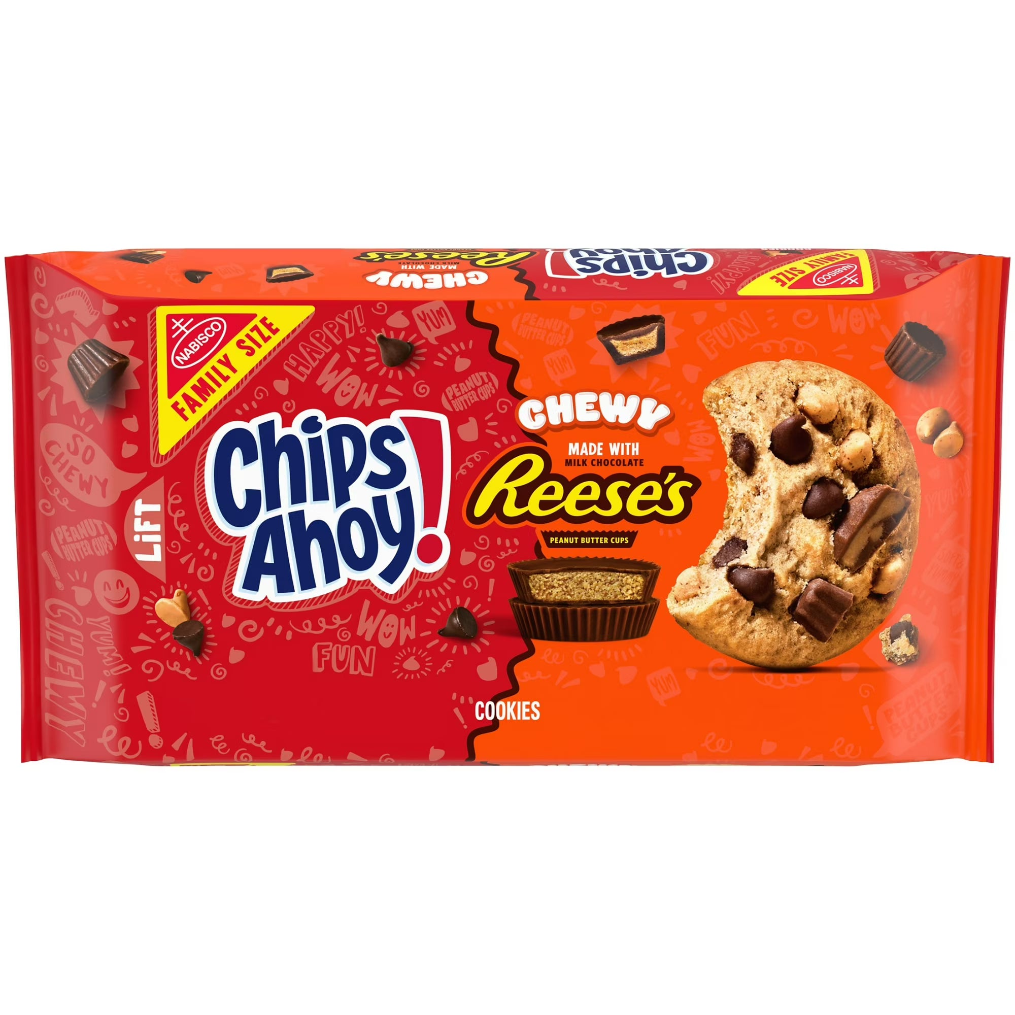 CHIPS AHOY! Chewy Chocolate Chip Cookies with Reese's Peanut Butter Cups