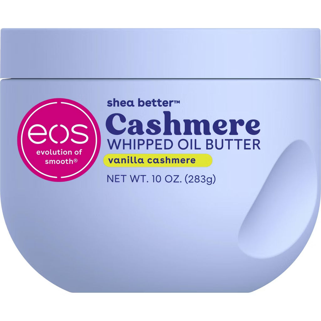 EOS Shea Better Cashmere Whipped Oil Butter - Vanilla - 10oz: Moisturizing Whole Body Lotion for Normal Skin