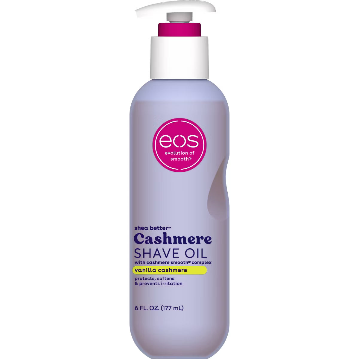 EOS Cashmere Skin Collection Shave Oil - Vanilla Cashmere - 6 fl oz: Paraben-Free, Phthalate-Free, For Bikini Line, Legs, Under Arm