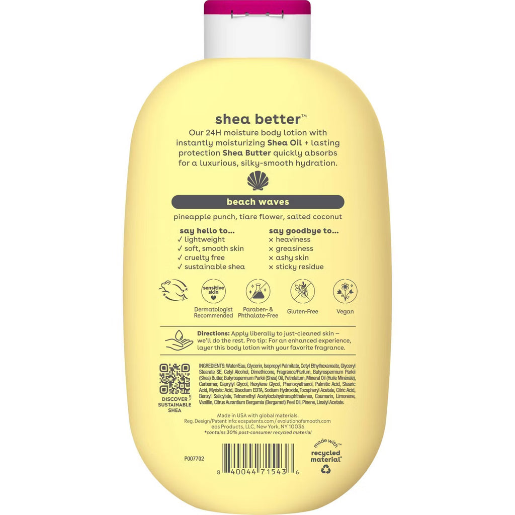 EOS Shea Better 24H Moisture Body Lotion - Beach Waves