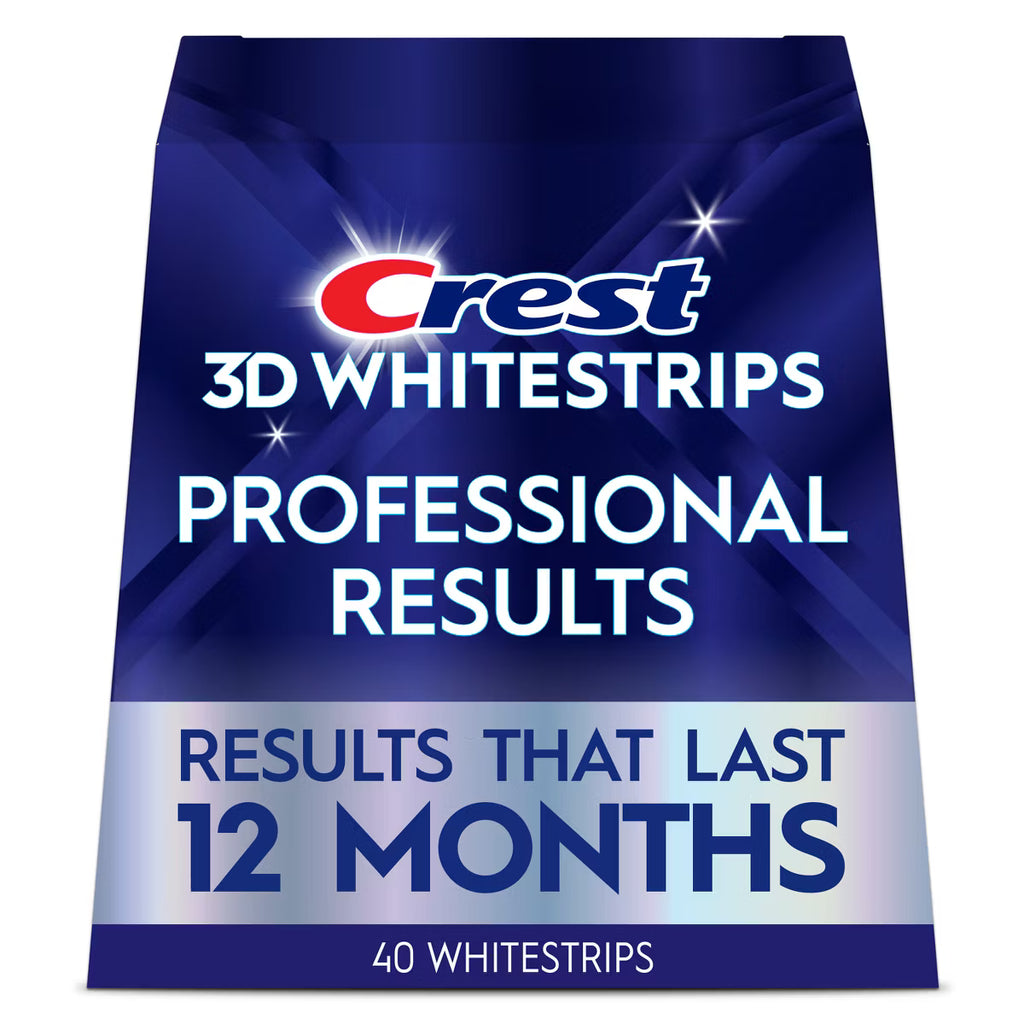 (PREORDERS) Crest 3D Whitestrips Professional White Teeth Whitening Kit - 20 Treatments