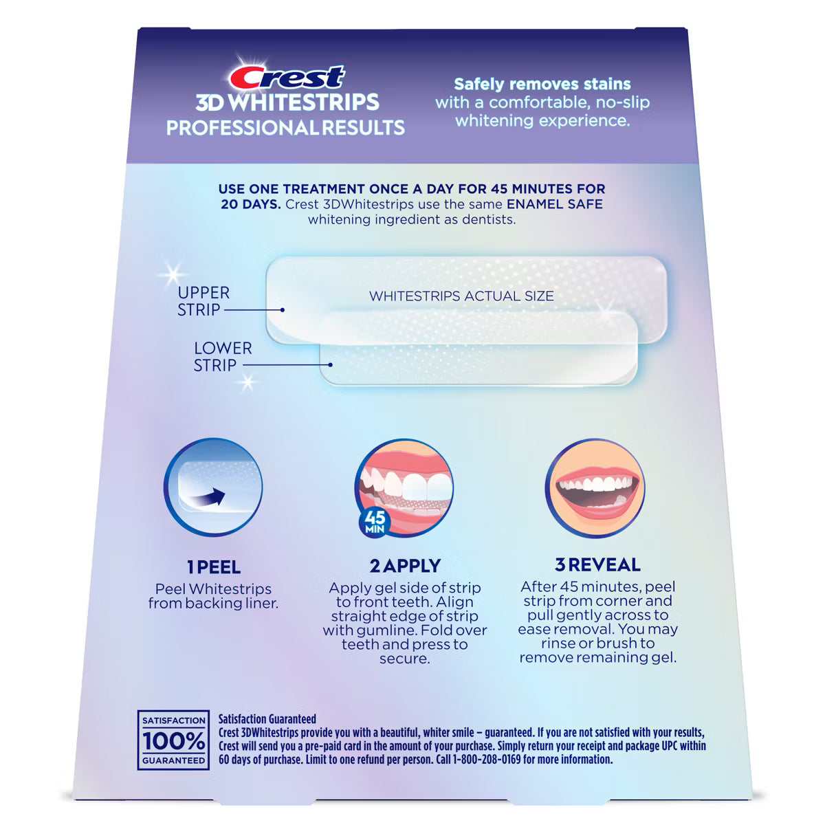 (PREORDERS) Crest 3D Whitestrips Professional White Teeth Whitening Kit - 20 Treatments