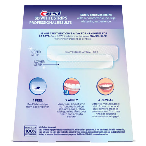 (PREORDERS) Crest 3D Whitestrips Professional White Teeth Whitening Kit - 20 Treatments