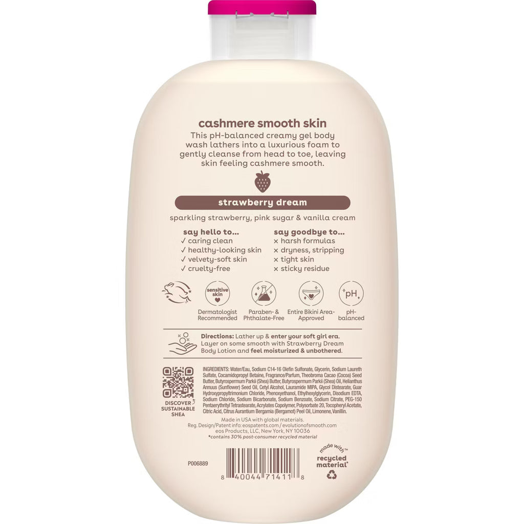 EOS Cashmere Body Wash - Strawberry Dream