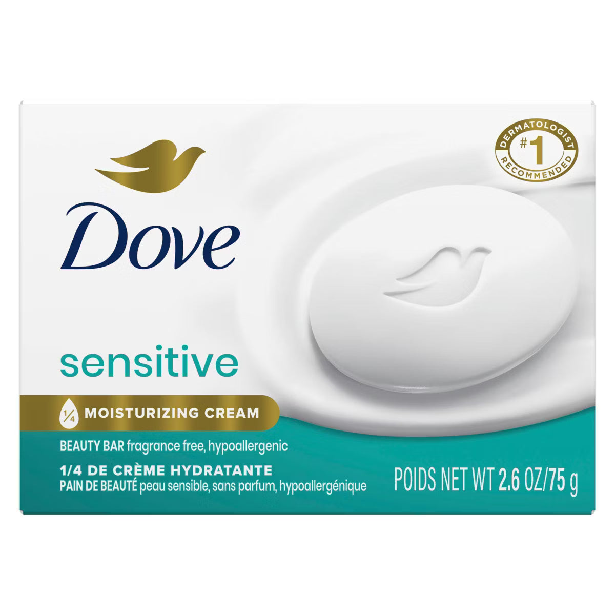 Dove Beauty Sensitive Skin Moisturizing Bar Soap