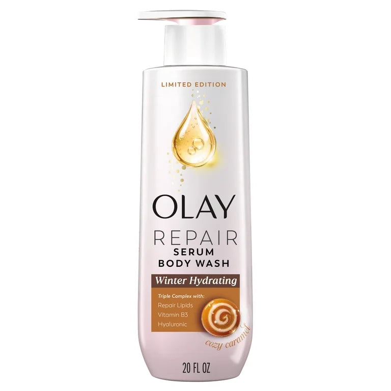 Olay Repair Serum Body Wash - Cozy Caramel