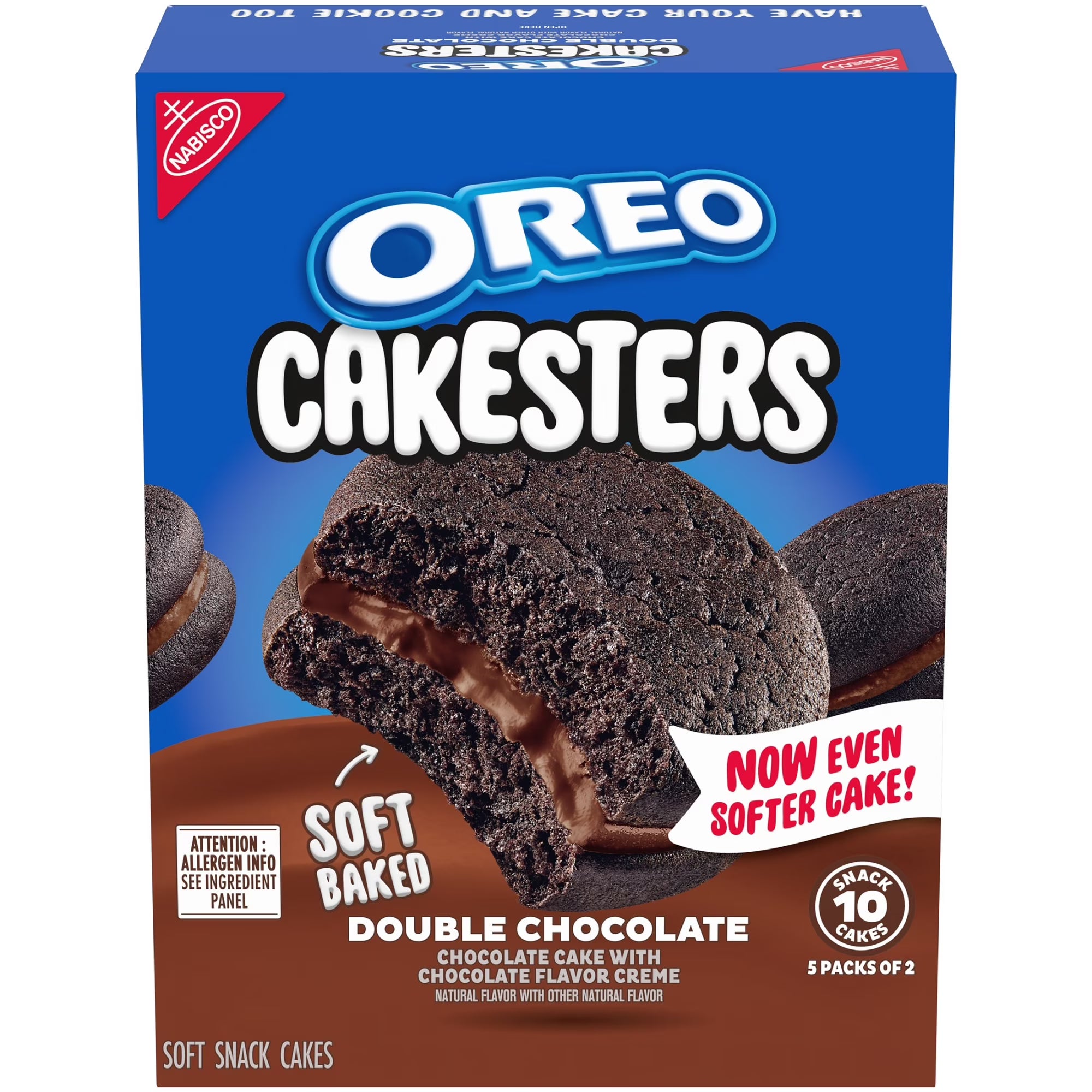 OREO Cakesters Double Chocolate Soft Snack Cakes