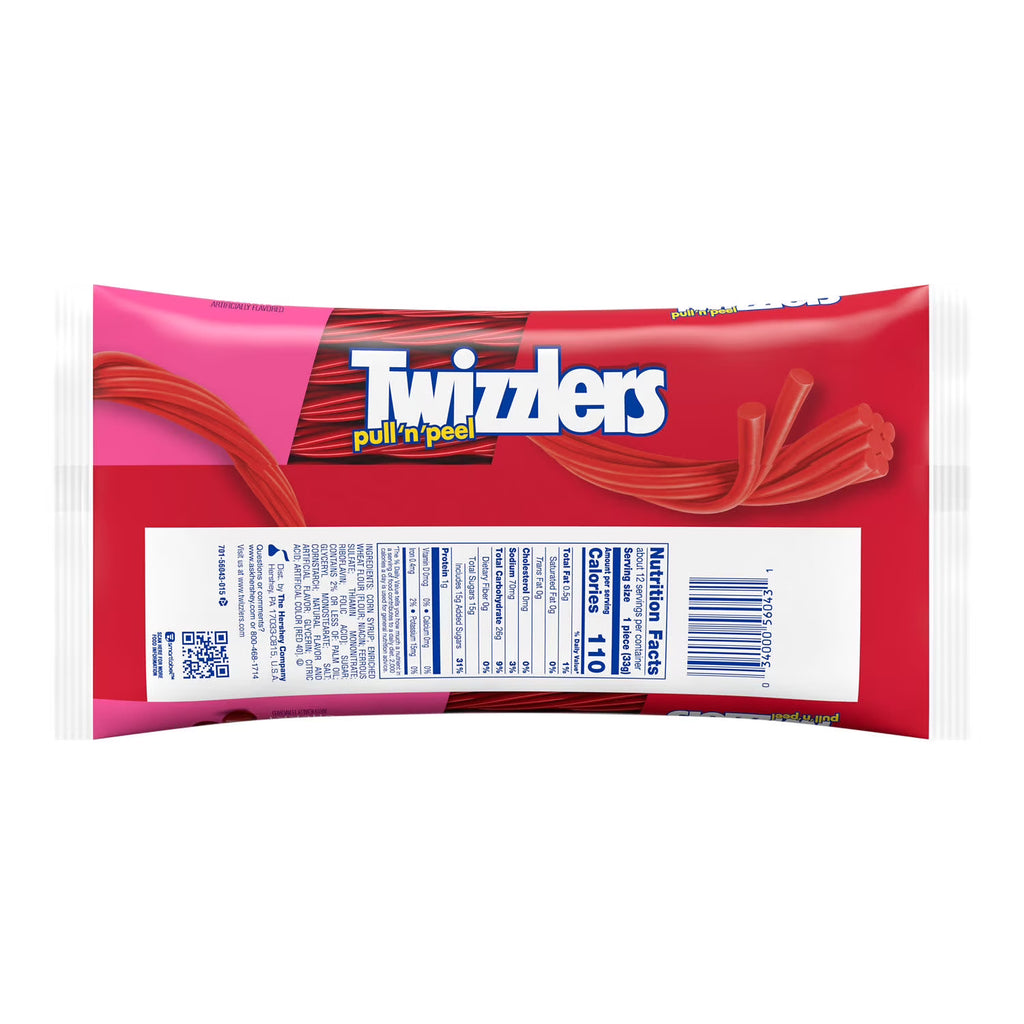 Twizzlers Pull 'N' Peel Cherry Flavored Licorice Style Chewy Candy